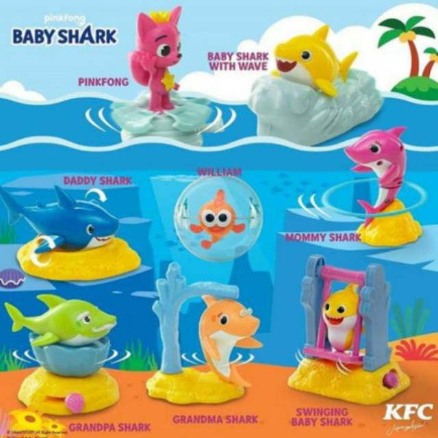 Mainan Baby Shark Pinkfong by Chaki Kids Meals KFC