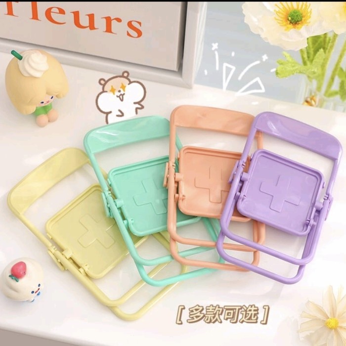 Phone Holder Model Kursi/Holder Hp Lucu Warna Pastel / Dudukan HP