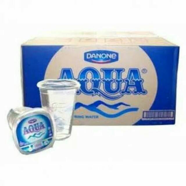 AQua Gelas  240ml 1 Dus  Shopee Indonesia