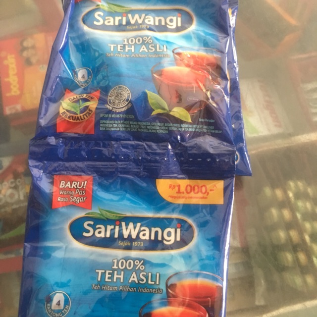 

Teh sariwangi renteng isi 6 bungkus