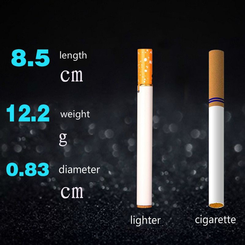 Mancis Gas Korek Gas Torch Flame Korek Api Bara Jet Unik Outdoor EDC Bentuk Rokok