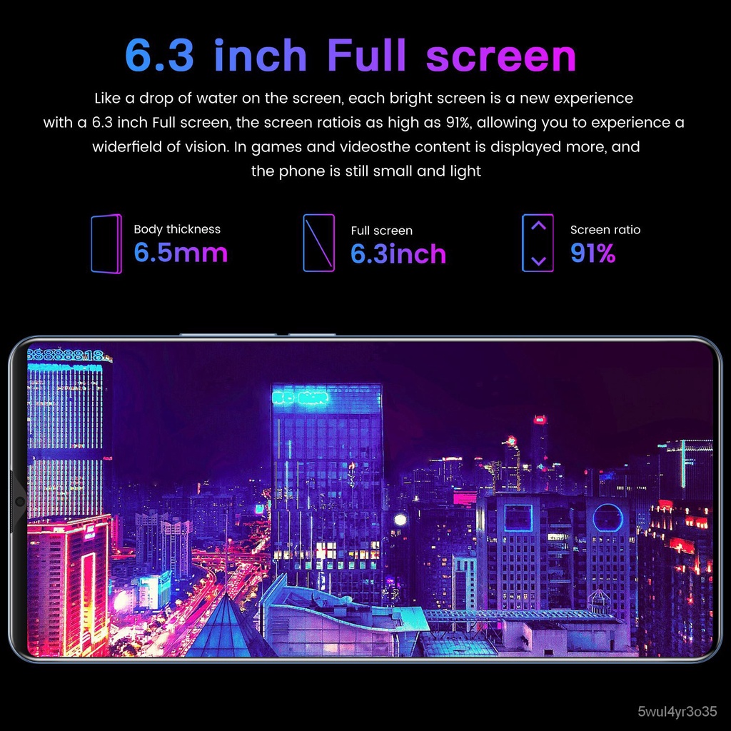 【Produk Baru】 Promosi Ponsel P50 Pro 5G Baru Asli Memori Layar Penuh 6,1 inci 6GB + 128GB Memori Besar Kamera Depan Ponsel 24MP + 48MP Promosi Smartphone Asli Promosi Besar Mendukung ID Wajah Android 10.0 Smartphone Others