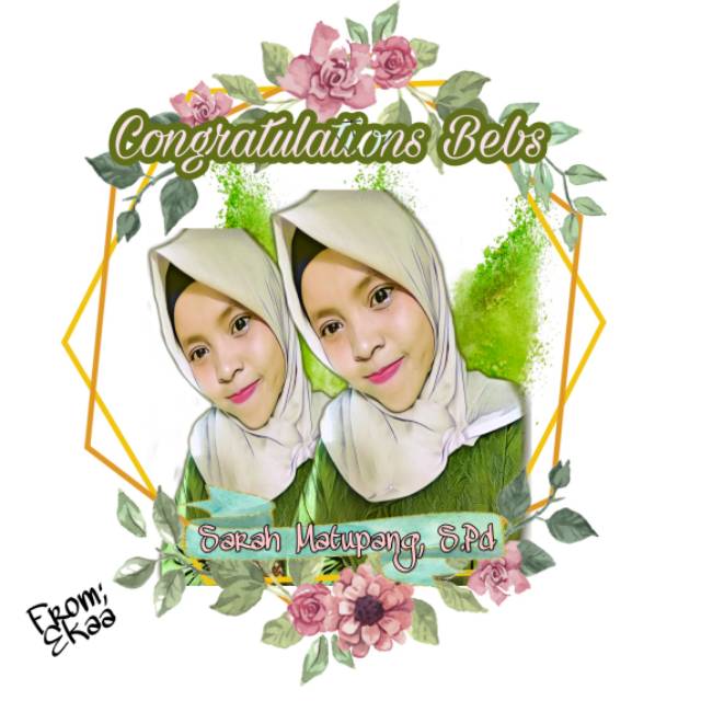 Jual Edit Foto Splash Buat Wisuda Ultah Dll Shopee Indonesia