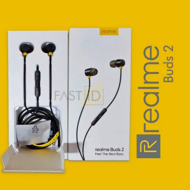 Earphone Realme Buds 2 Megnertic Original OEM Headset Realme