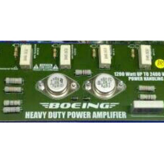 Kit Power Driver Amplifier Simetris Boeing 8 transistor Final