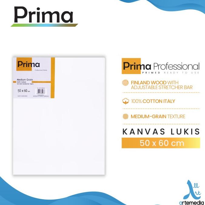 

Kanvas Lukis Prima Professional 50x60cm Cotton Canvas ---READY---