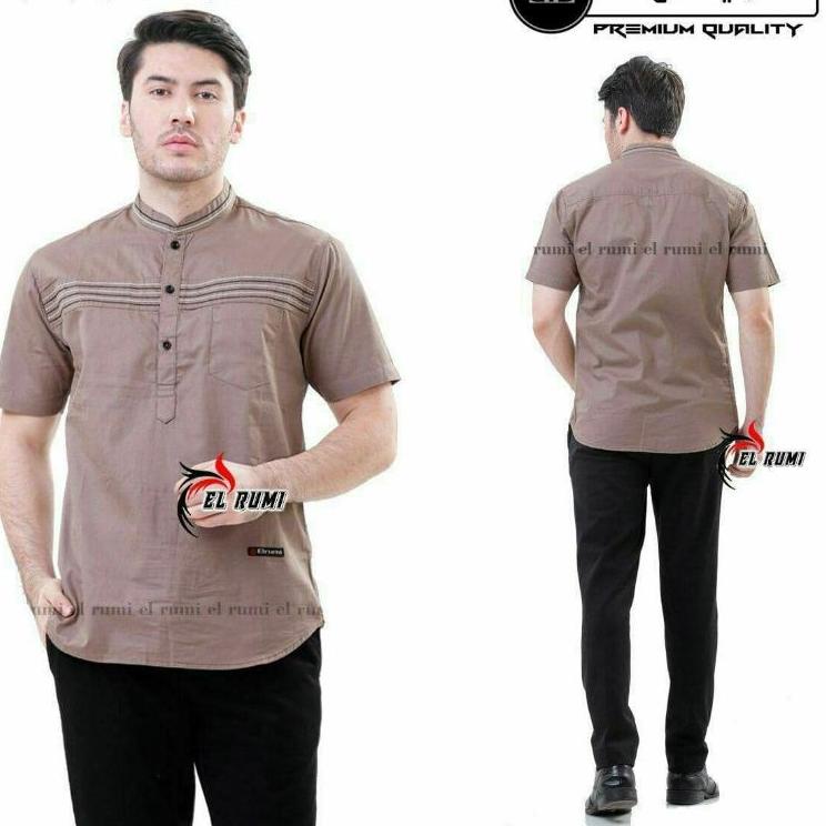 Sil31au22ᶠ ◦ Kemeja Pendek MH - Kemko Pendek MH - Koko Pendek Exlusive - Muslim Pendek Exlusive - Ko