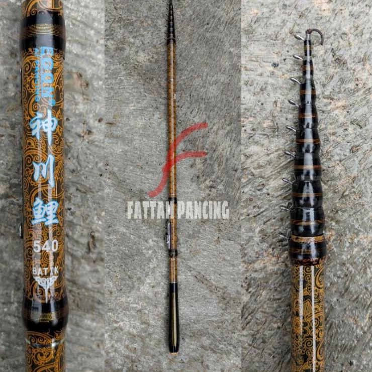 ☇ ADA BONUSS joran tegek oregon batik 360 450 540 kolongan siap pakai ⇨