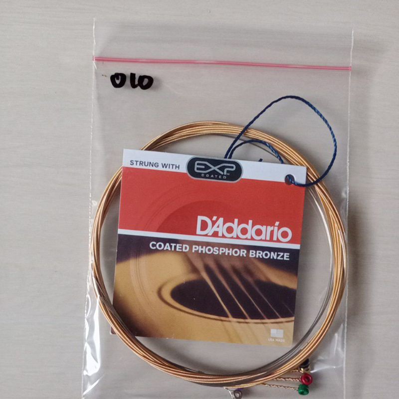 senar gitar daddario akustik 010 unpack, 1 set