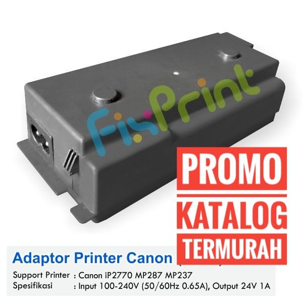 Adaptor Power Printer Canon MP287 MP237 iP2770 PSU Power Supply Cano ip2770 mp287 mp237 Original