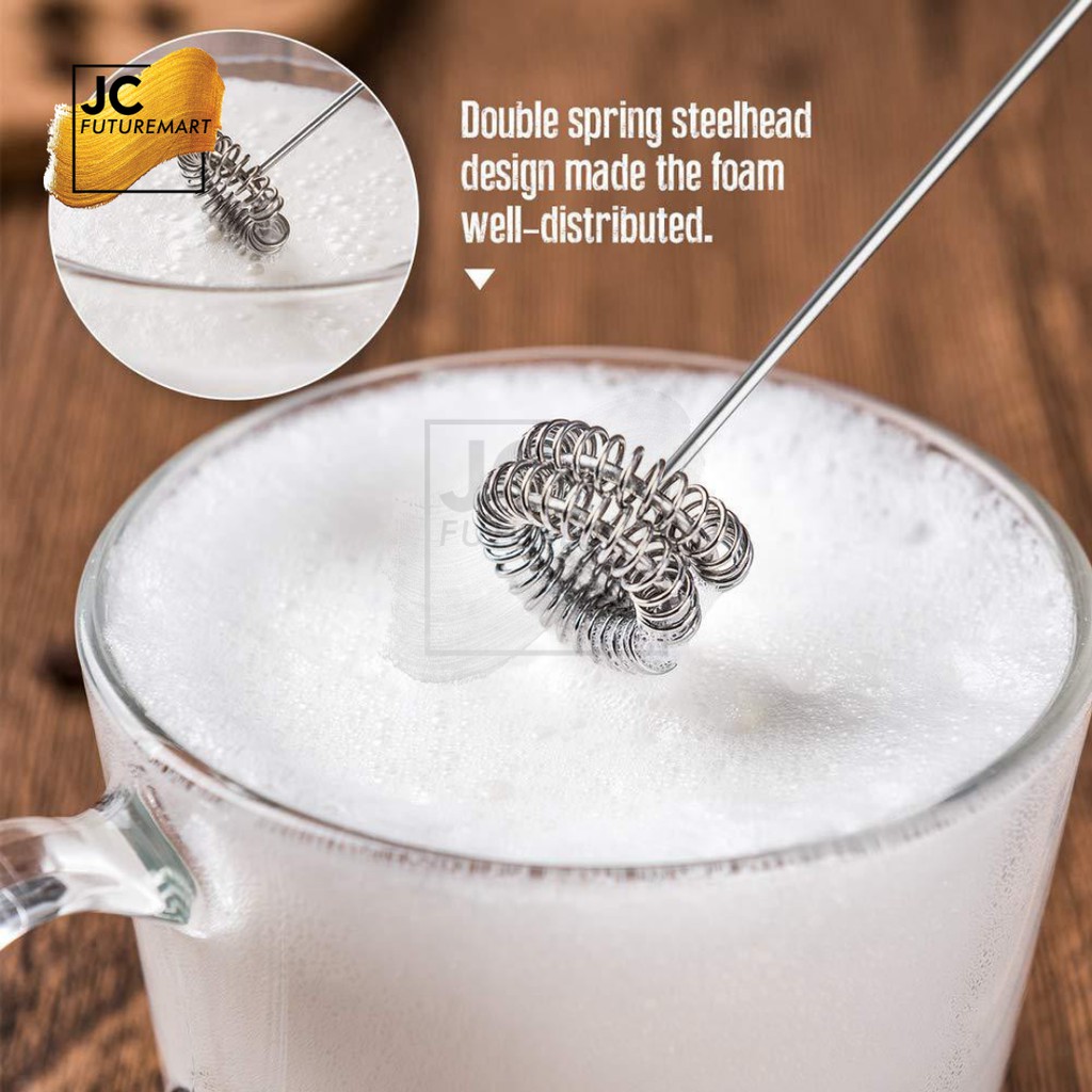 MILK FROTHER - PEMBUIH SUSU ELEKRIK DOUBLE MESH - LATTE ART -B0803