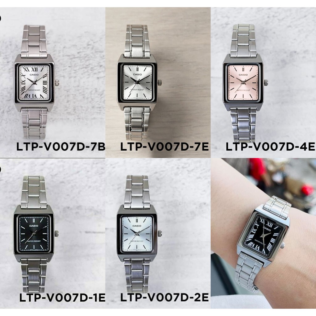 CASIO LTP-V007D-7B /LTP-V007D JAM TANGAN WANITA ORIGINAL ORI