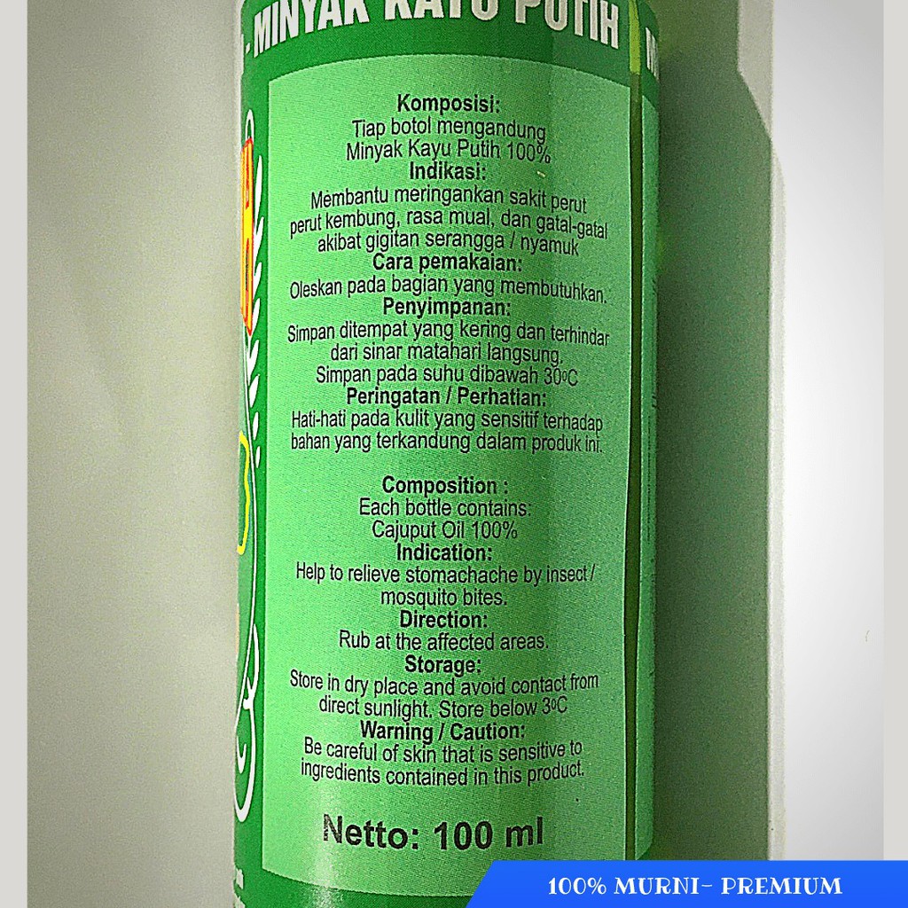 Minyak Sereh Asli Pulau Buru Ambon / Murni 100% Original / Botol Spray