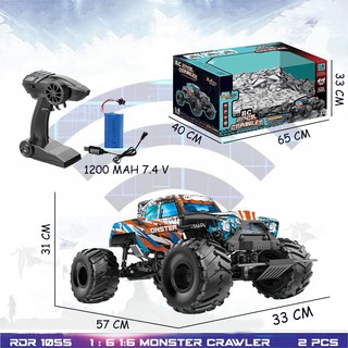 PROMO RDR1055 RC Rock Crawler Offroad Monster Truck Mainan