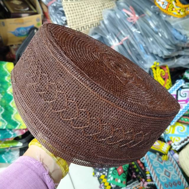 Peci / songkok / kopiah akar jangang asli