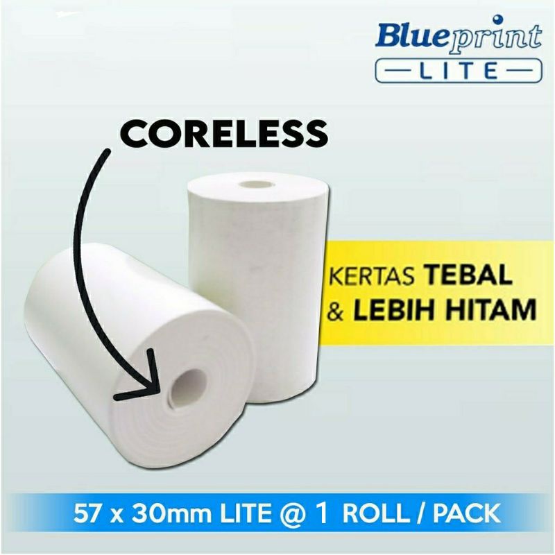 

Blueprint Kertas Thermal Struk Kasir 57x30 mm @1 Rol