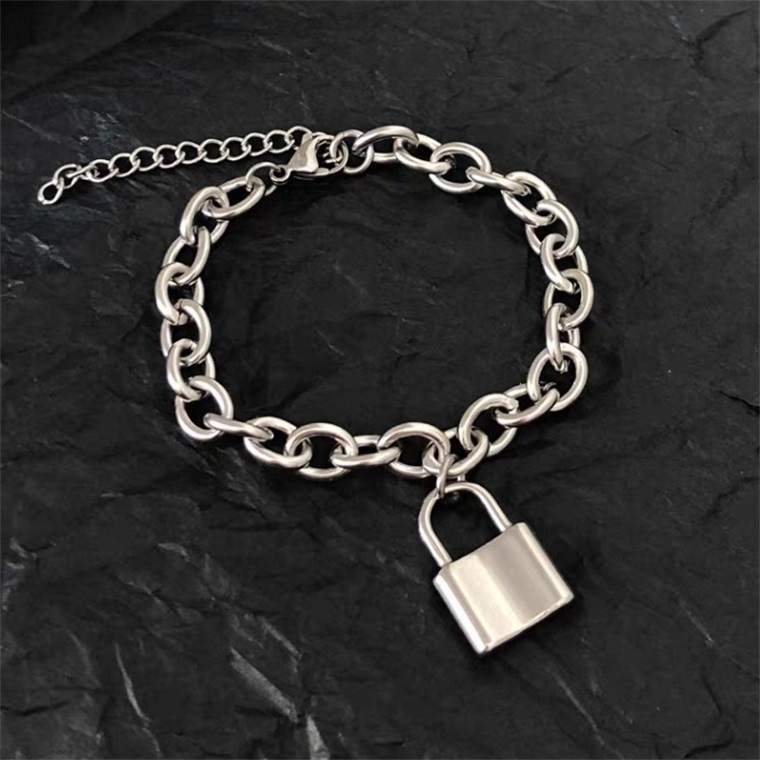 Gelang Salib 19121hip Hip Hop Bahan Titanium Steel