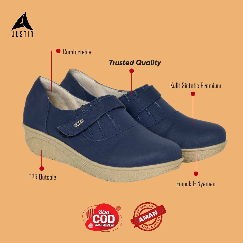 sepatu bustong wanita murah, sepatu slip on wanita murah, sepatu mules wanita, sepatu bustong slip on JH74