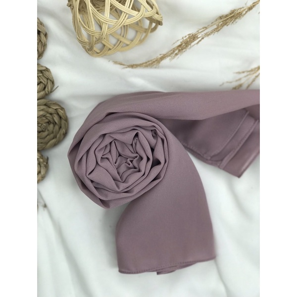 [ambishijab] Pashmina Jahit Tepi Ceruty Baby Doll Premium psmn3-Lavender