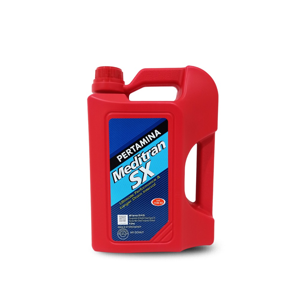 OLI PERTAMINA MEDITRAN SX sae 15w-40 galon 4 liter