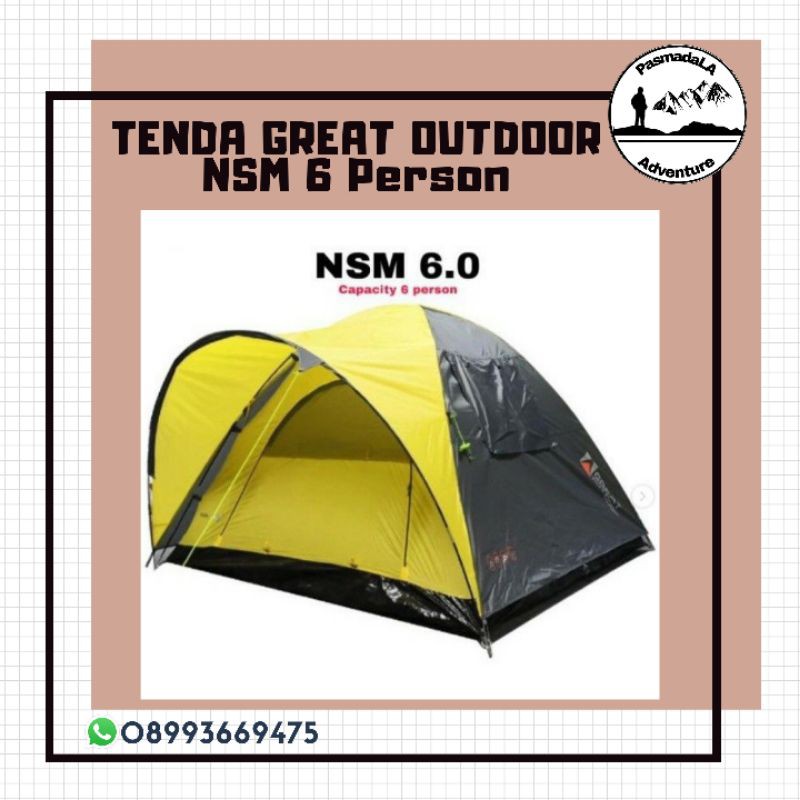 Tenda Great Outdoor NSM 6.0