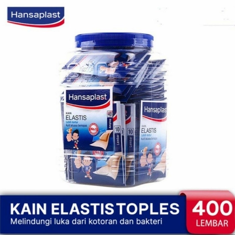 Hansaplast Kain Elastis Luka TOPLES isi 40 Amplop X 10 Lembar