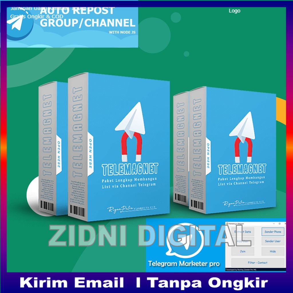 TeleMagnet, Telegram Marketing Pro, Auto Repost Telegram ke Grup/Channel Premium