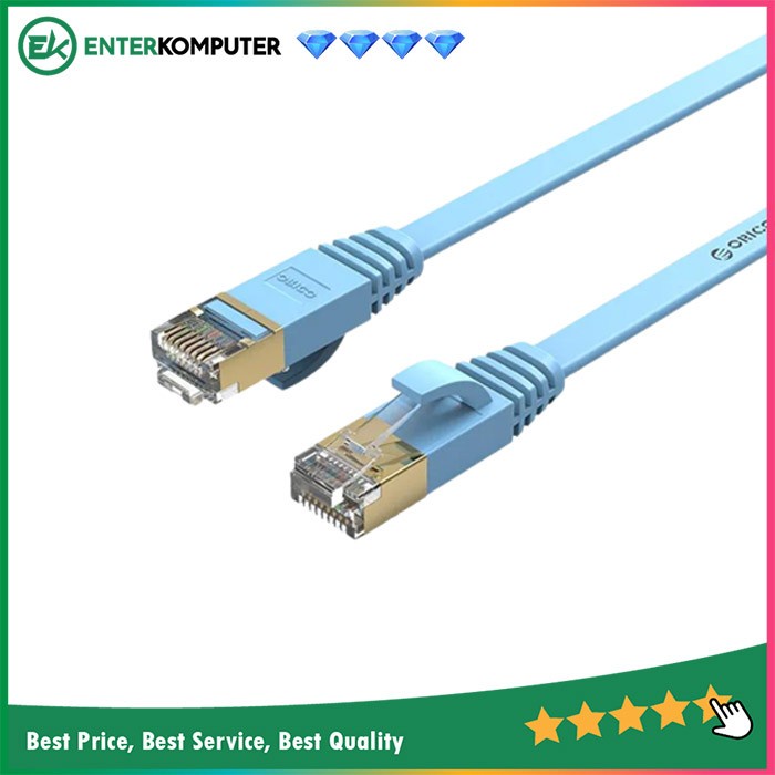 Orico Kabel LAN CAT 7 Flat 8 Meter - PUG-C7B-80