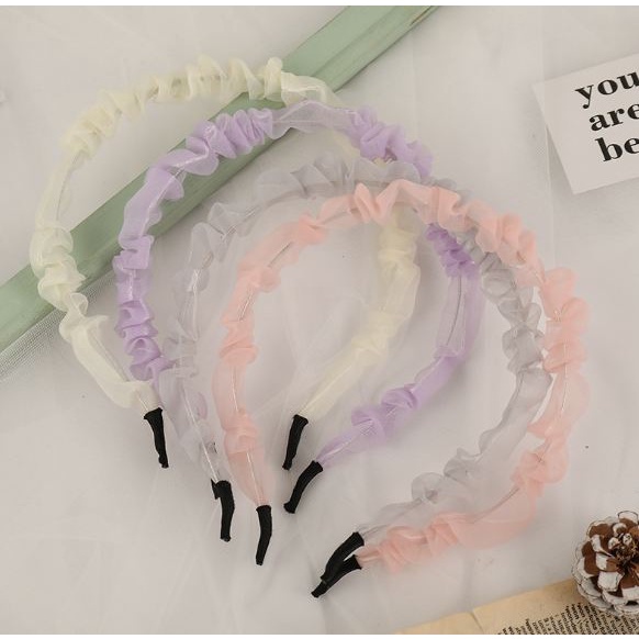 CitaDeal - Bando Scrunchie Korea, Bando Kerut, Bandana, Aksesoris Rambut