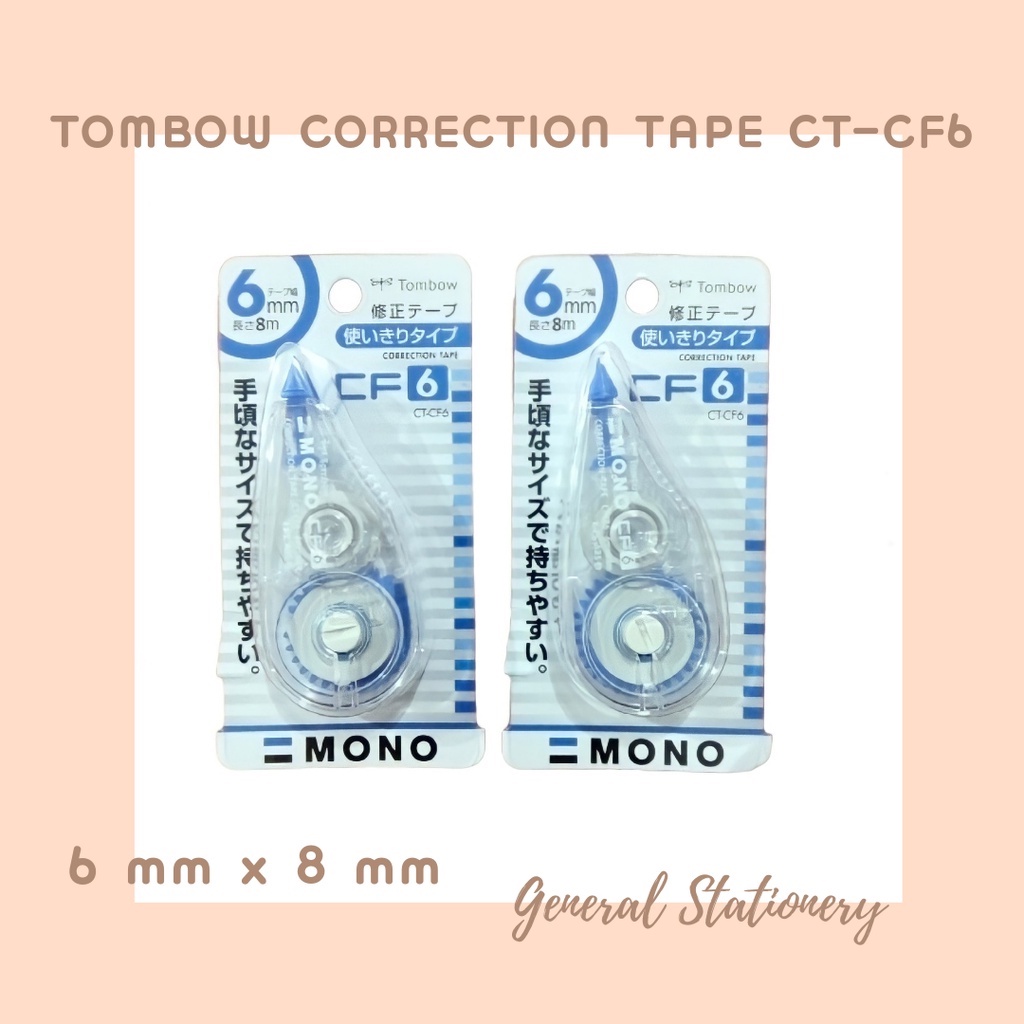 

Tombow Correction Tape CT-CF6 / Tipe X Kertas Tombow