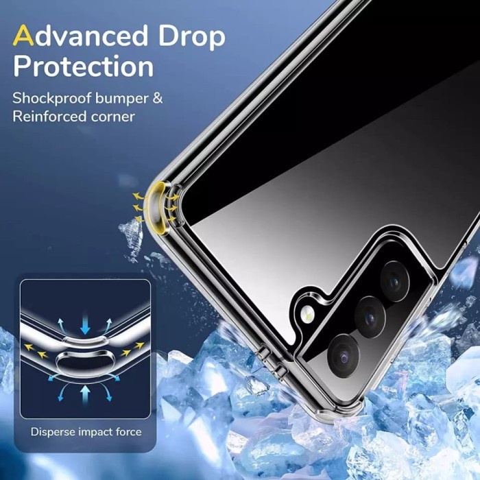 SAMSUNG S22 / S22 PLUS / S22 ULTRA CASE ULTRA CLEAR COVER TPU CLEAR SOFTCASE SOFT CASE SILICONE - S22+