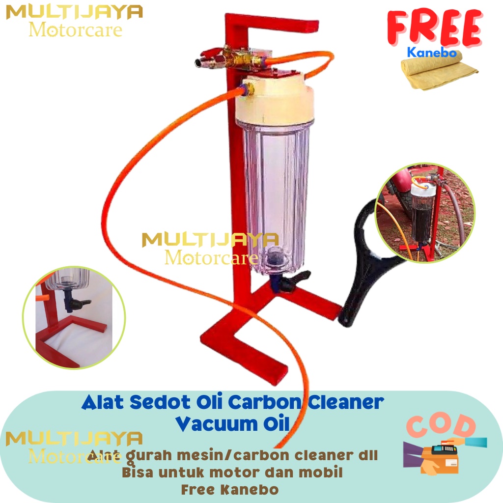 Vacum Sedot Oli Carbon Cleaner Alat Sedot Oli Gurah Mesin Motor