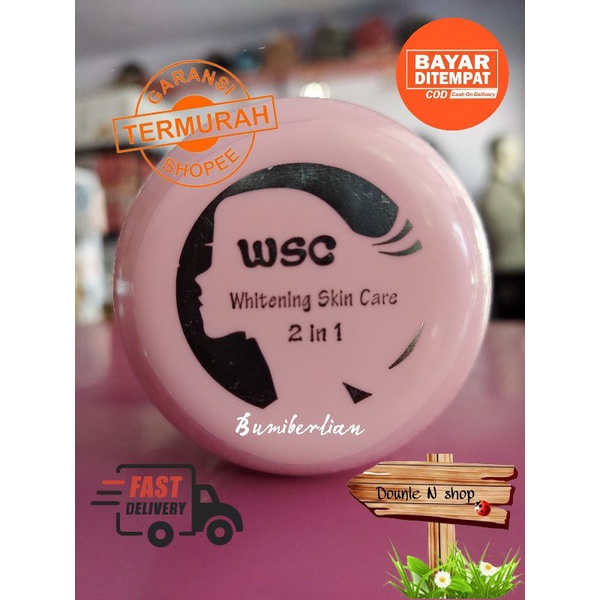 Agen Resmi Cream WSC 2 in 1 WSC PREMIUM QUALITY  BPOM Pastikan Beli Yg Ori !! Cream WSC Original