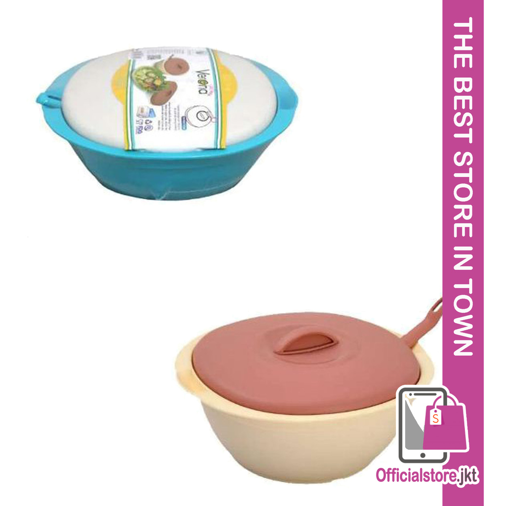 Green Leaf Wadah Saji Food Storage Verona Kotak Makanan Bulat 1.5 Liter GL 7691