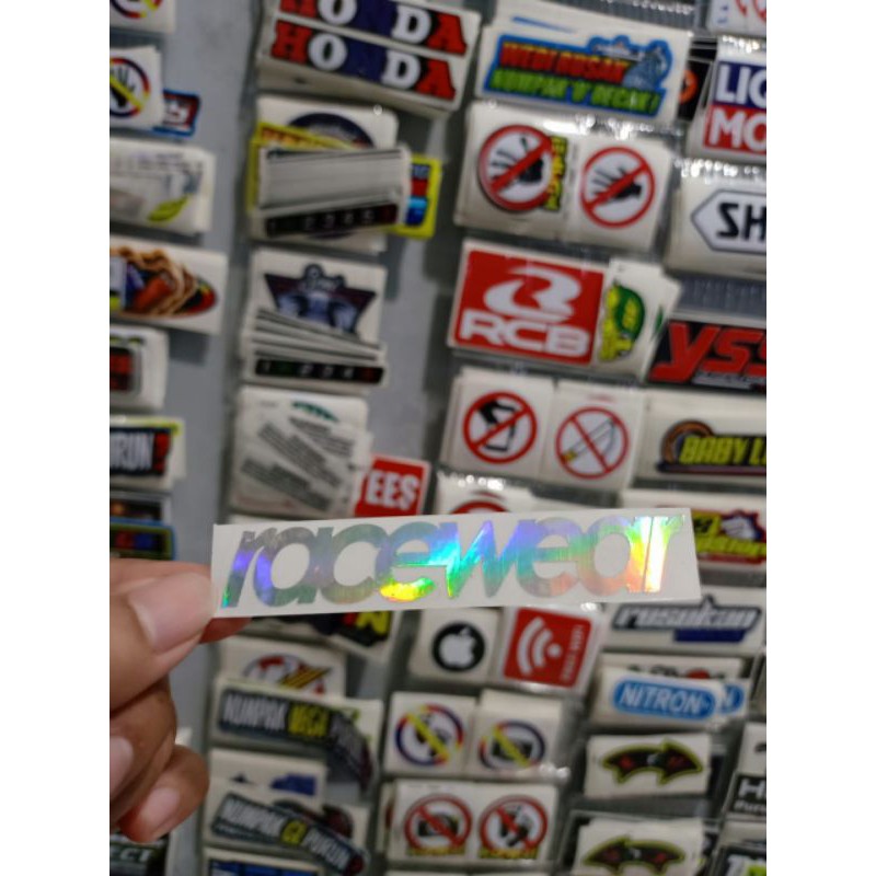 sticker cutting RACEWEAR HOLOGRAM