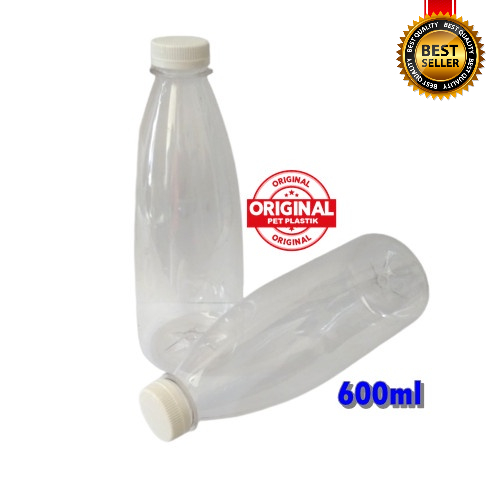 600ml BOTOL CANTIK pet plastik botol oval botol juice minuman