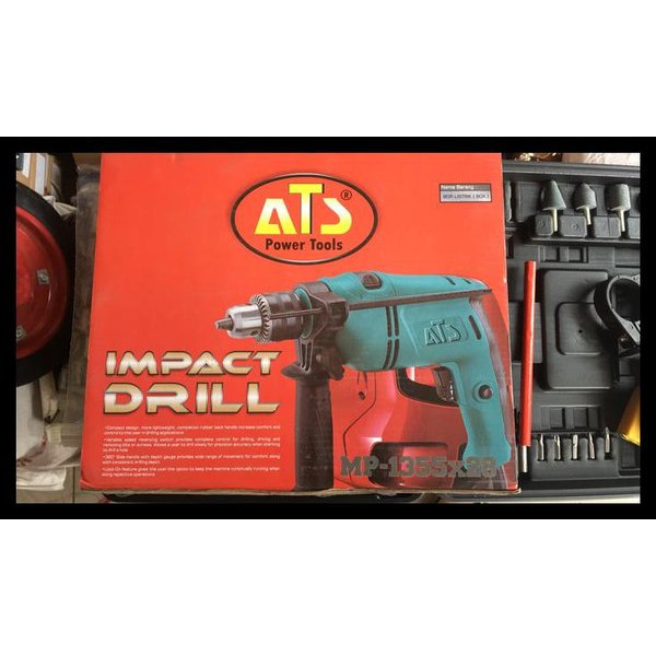 ATS Mesin Bor Tembok 13 mm Reversible Bolak Balik Drill BT 13 - BERKUALITAS