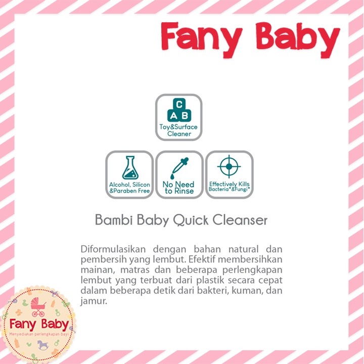 BAMBI BABY QUICK CLEANSER POUCH 300ML