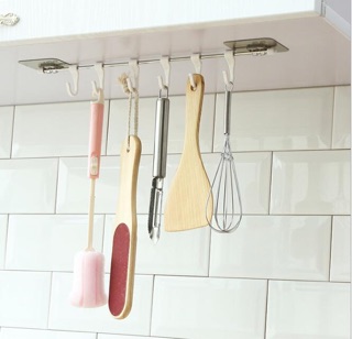 Gantungan Hook Tempel Tembok 6 Hooks Baju 3M Wall Self Gantungan Hook Tempel Tembok 6 Hooks Baju 3M Wall Self