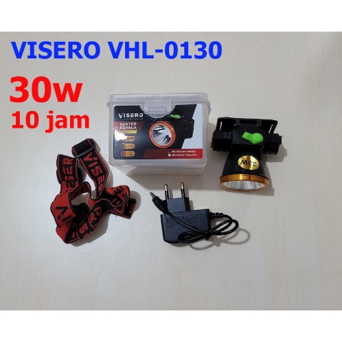 Senter kepala visero 30 watt vhl-0130 / headlamp cas senter lampu
