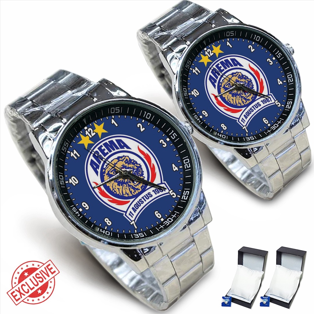 Jam Tangan Rantai Couple AREMA 11 AGUSTUS 1987 - 3 (Awesome)