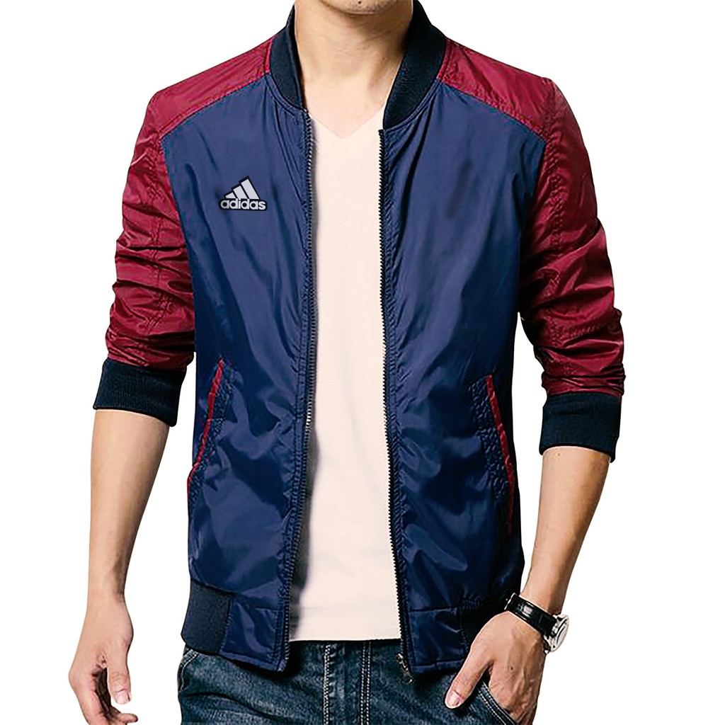 JAKET BOMBER LOGO ADDS JAKET GARUT TERLARIS