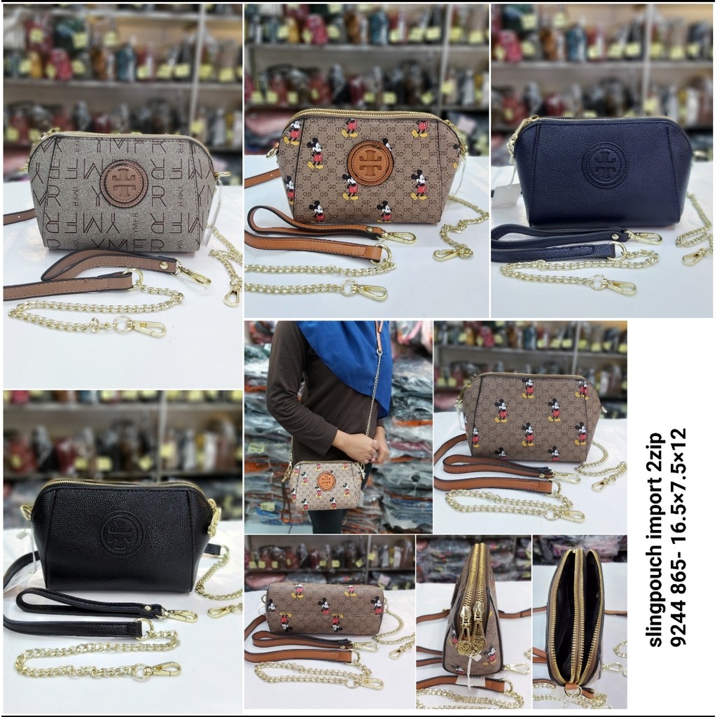 Tas import selempang mini pouch wanita/ tas fashion import