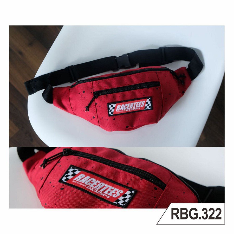 Waistbag Tas Bahu Tas Cewek Tas Cowok Tas Slempang Tas Racertees RBG 322 Original Kameraad Distro