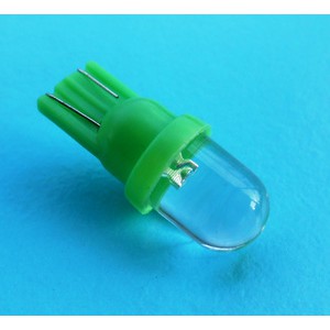 LED T10 Lampu Senja Sen Aksesories Motor Spedometer 1 Mata Warna Hijau