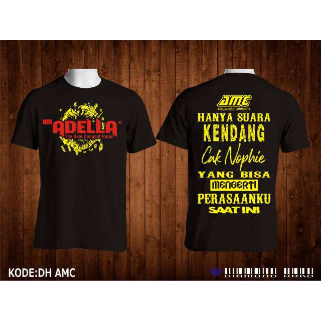 Kaos pecinta dangdut Om Adella