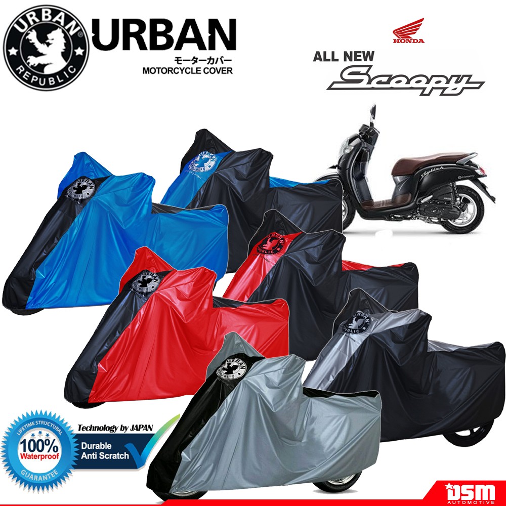 Urban / Cover Motor Honda Scoopy 100% Waterproof / Aksesoris Motor Scoopy / DSM