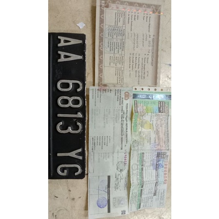 surat dokumen ss paper  megapro mp tahun 2006 plat AA magelang