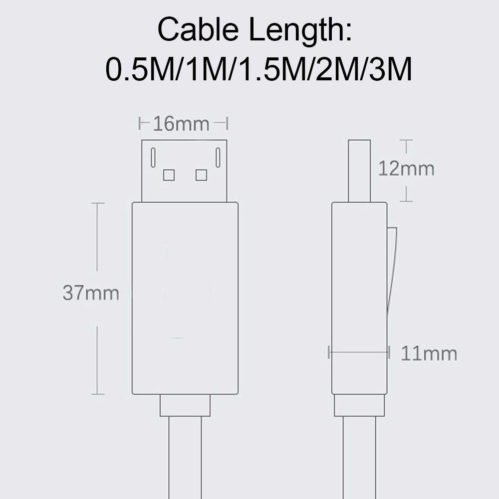 POPULAR Kabel HDMI Extension HDR Gaming Monitor 4K@120Hz Kabel Kartu Grafis Untuk PS5