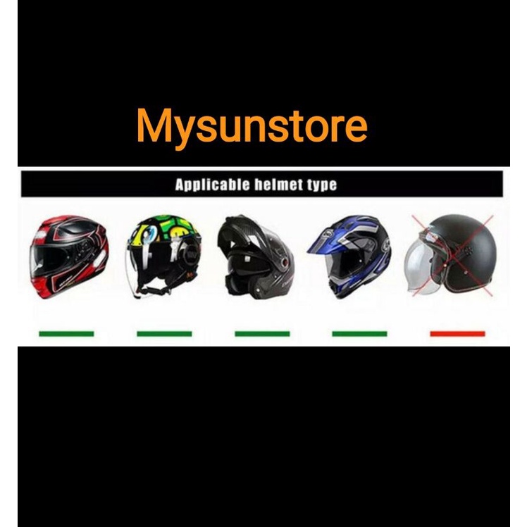 Stiker Anti Rain Kaca helm Kabut Motor Clear view Film Helmet visor MS88